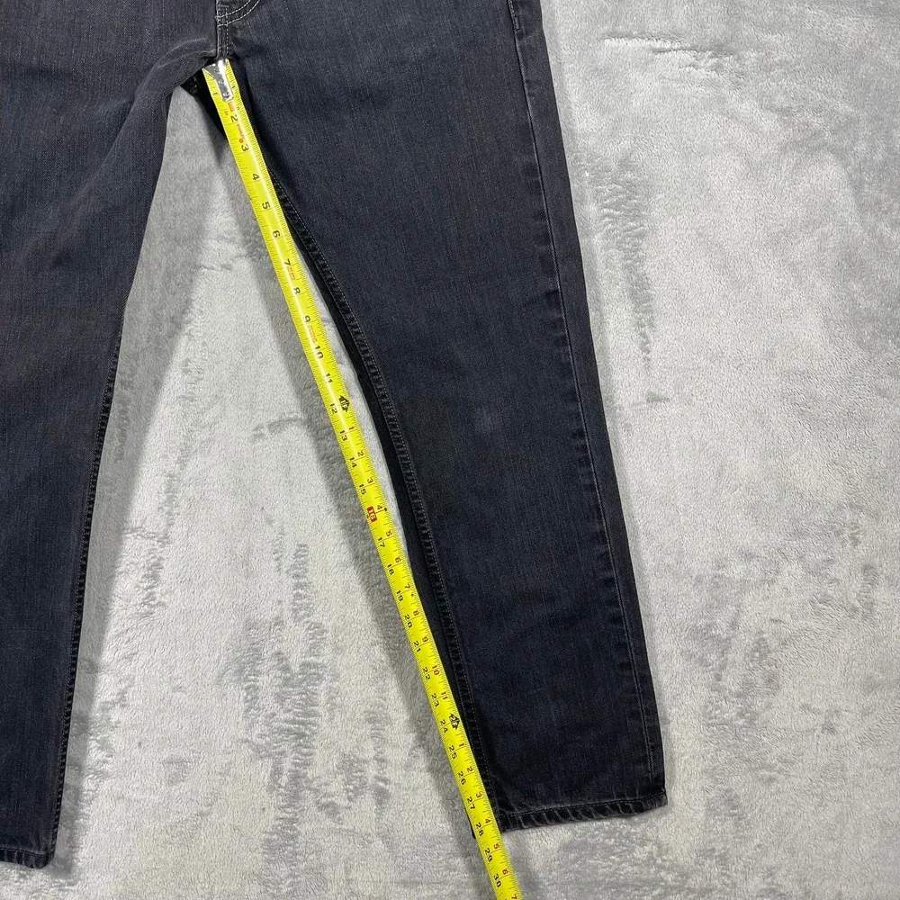 Levi's 511 Skinny Jeans Mens 34(32)x29(28.5) Black Faded Denim 100% Cotton
